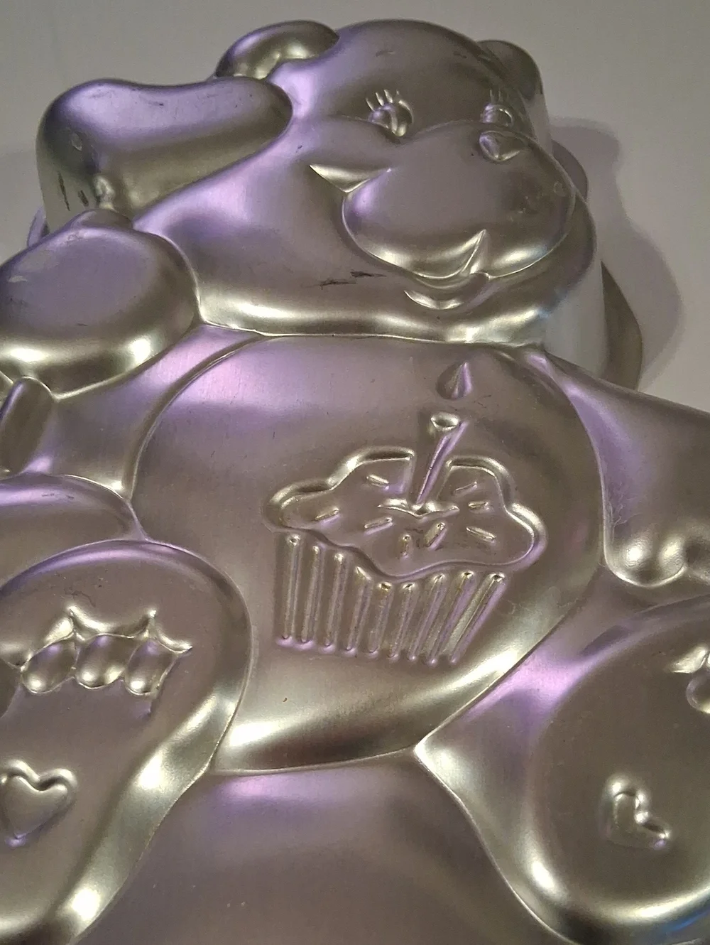 1983 Care Bear Cake Pan Used